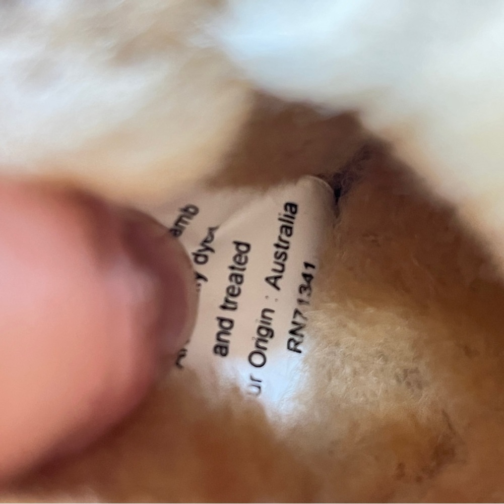 L.L. Bean Brown Suede Slippers with Cream Lining - Picture 11 of 11